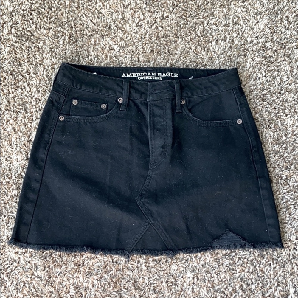 American Eagle denim mini skirt